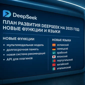 План развития DeepSeek на 2025 год: новые функции и языки